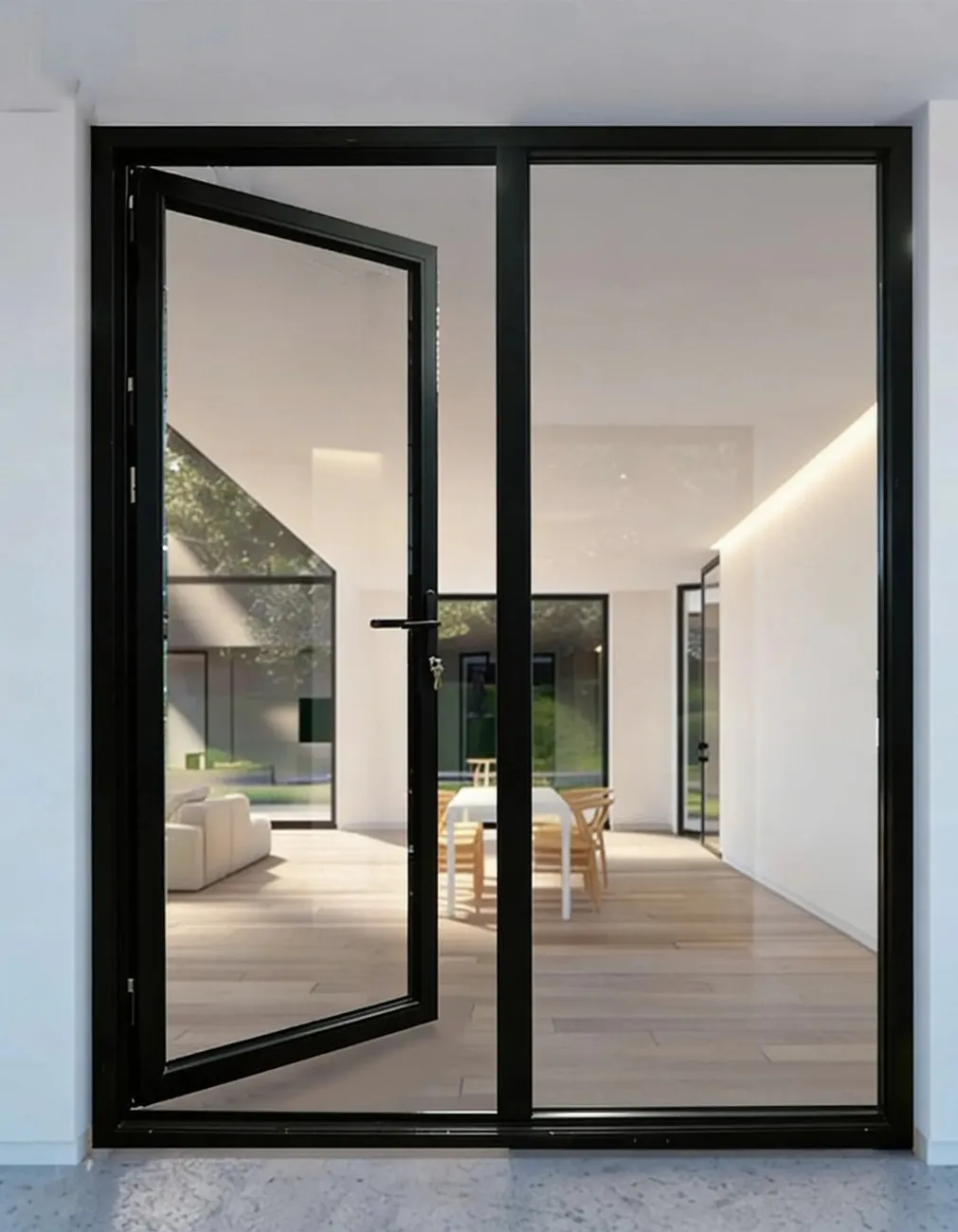 Four-panel Sliding Door