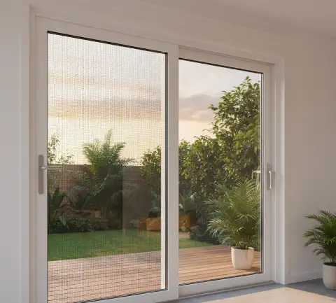 Sliding Door with Bug Mesh