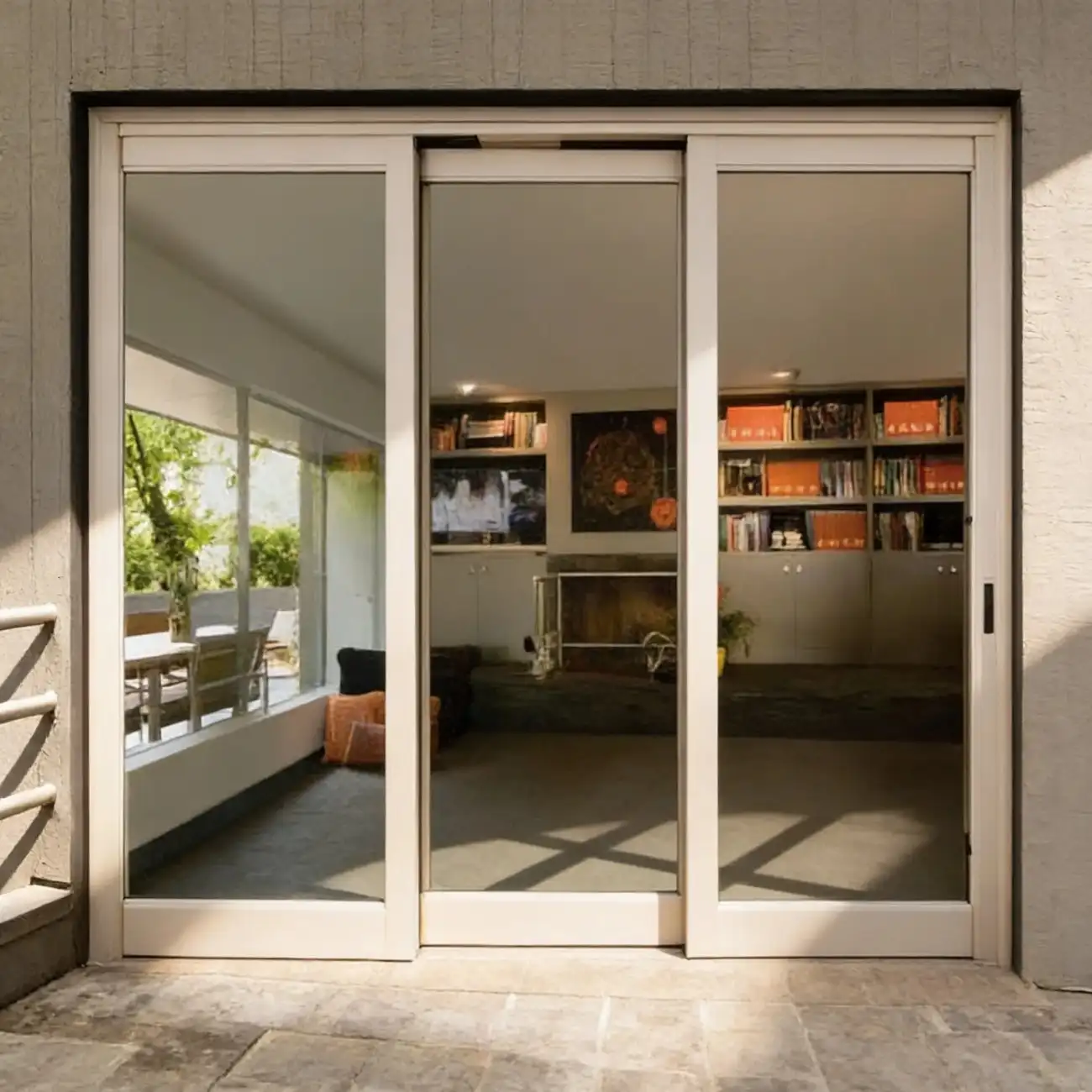 Three-panel Sliding Door
